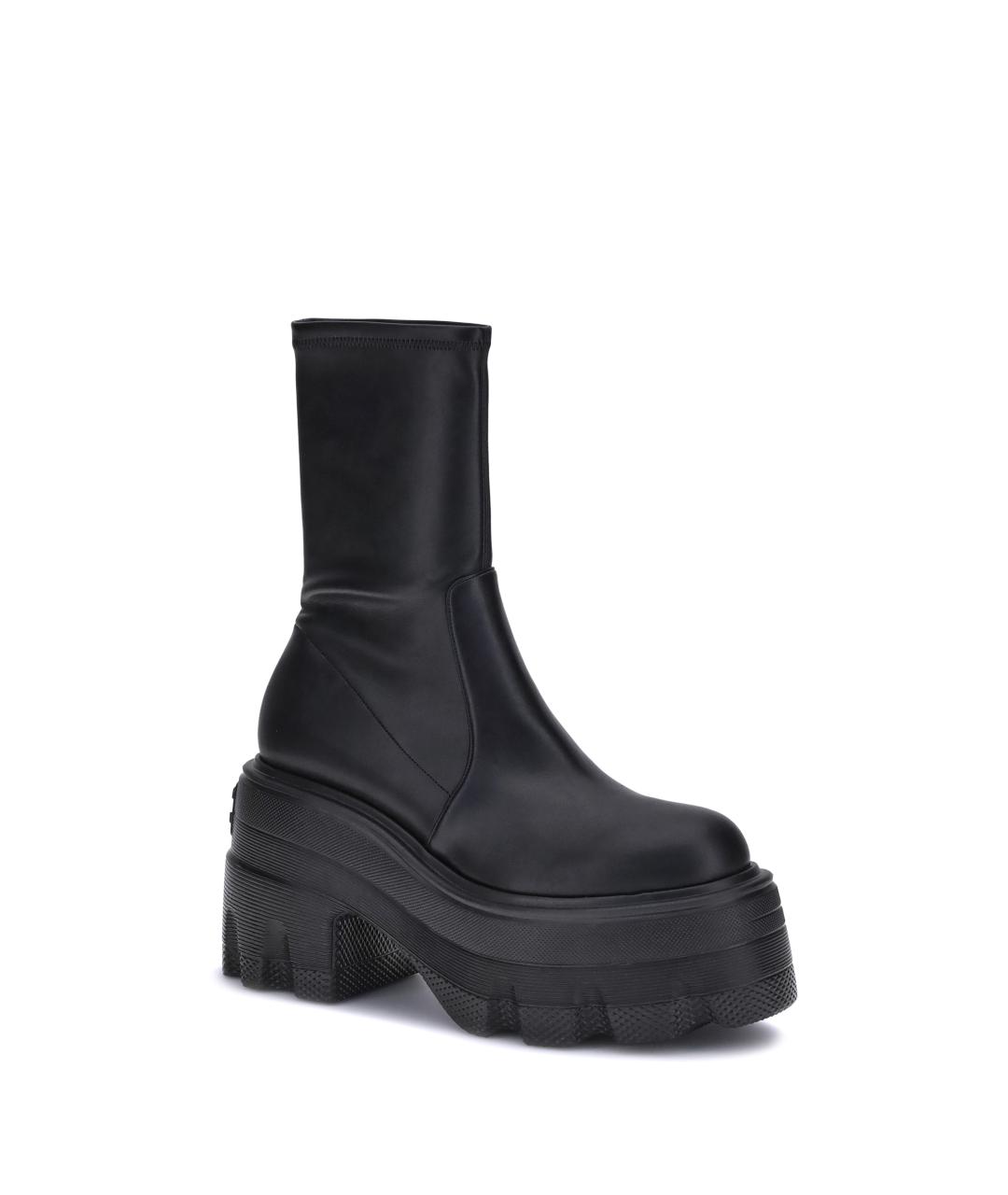 CASADEI Черные синтетические ботинки, фото 2