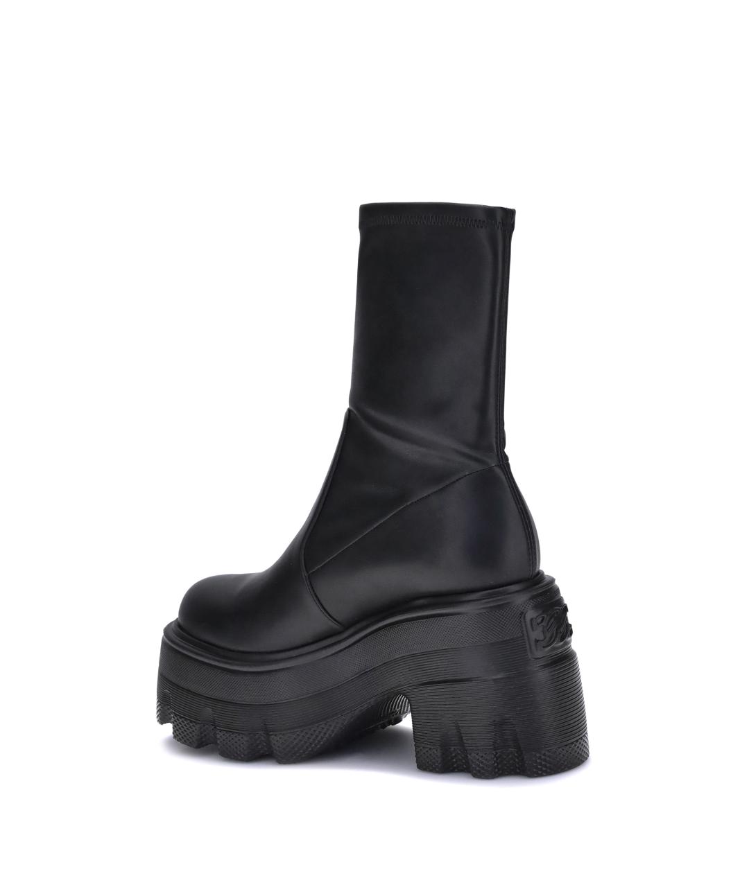 CASADEI Черные синтетические ботинки, фото 3