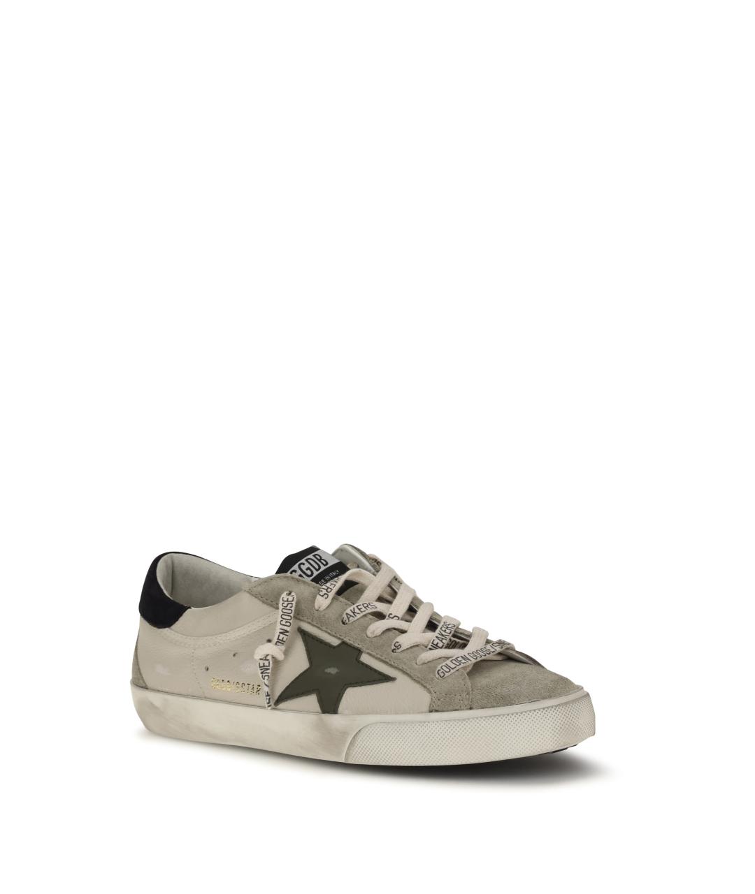 GOLDEN GOOSE Мульти кожаные низкие кроссовки / кеды, фото 2