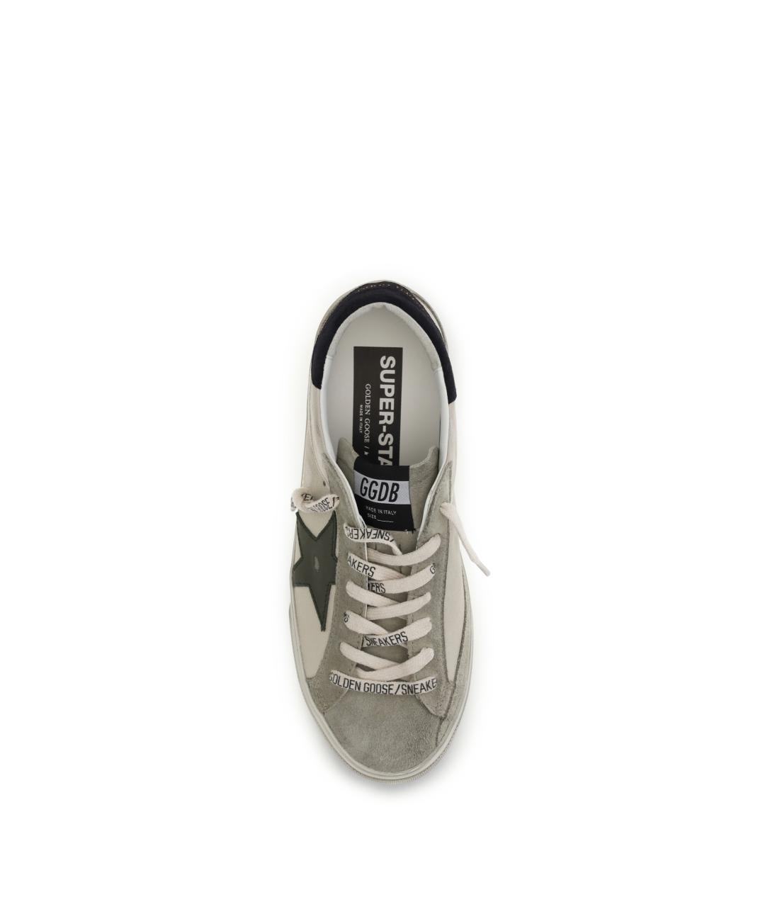 GOLDEN GOOSE Мульти кожаные низкие кроссовки / кеды, фото 4