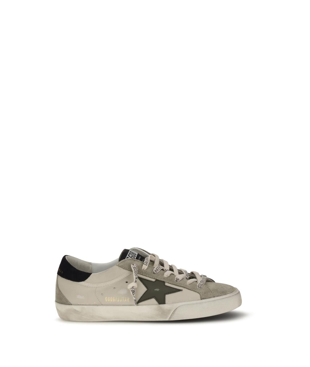 GOLDEN GOOSE Мульти кожаные низкие кроссовки / кеды, фото 1