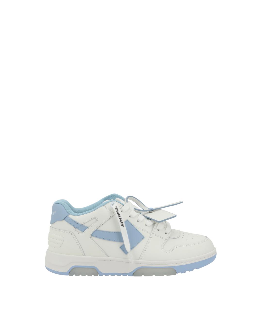 OFF-WHITE Мульти кожаные низкие кроссовки / кеды, фото 1