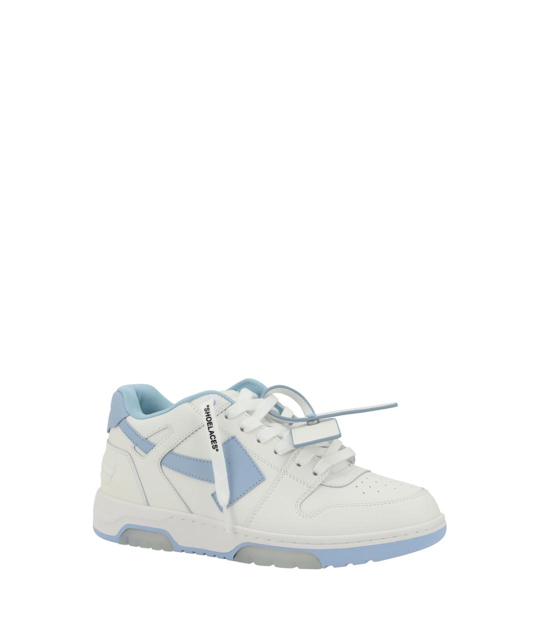 OFF-WHITE Мульти кожаные низкие кроссовки / кеды, фото 2