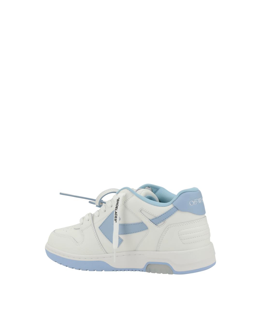 OFF-WHITE Мульти кожаные низкие кроссовки / кеды, фото 3