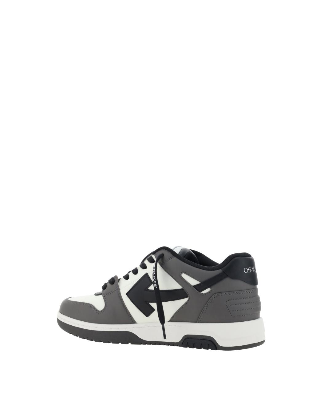 OFF-WHITE Мульти кожаные низкие кроссовки / кеды, фото 3