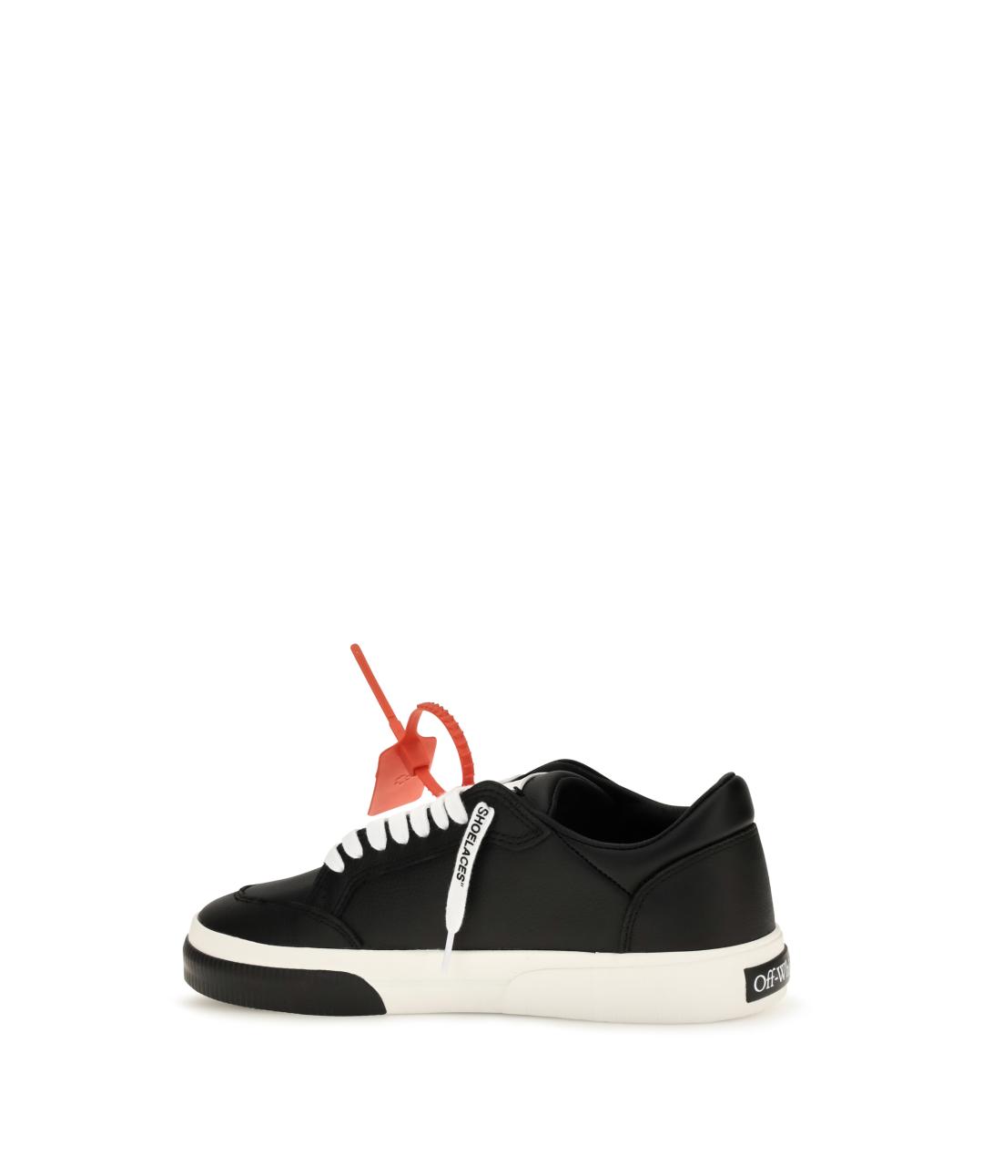 OFF-WHITE Черные синтетические низкие кроссовки / кеды, фото 3