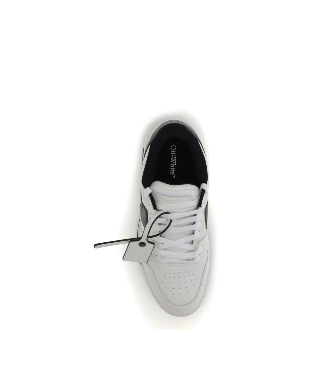OFF-WHITE Мульти кожаные низкие кроссовки / кеды, фото 4