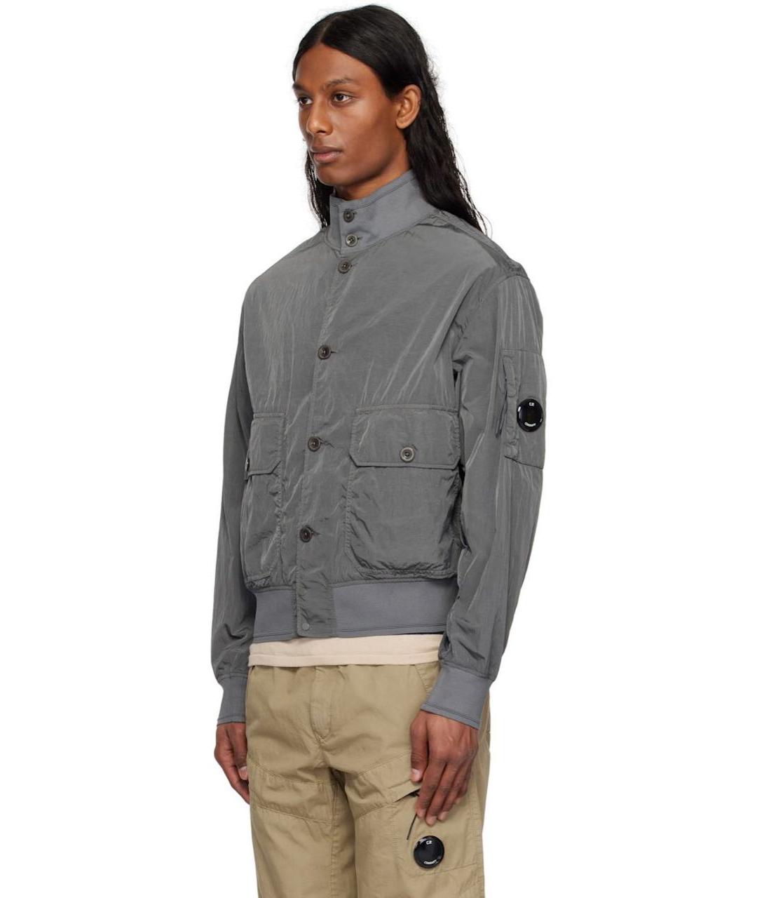 CP COMPANY Антрацитовая полиамидовая куртка, фото 6