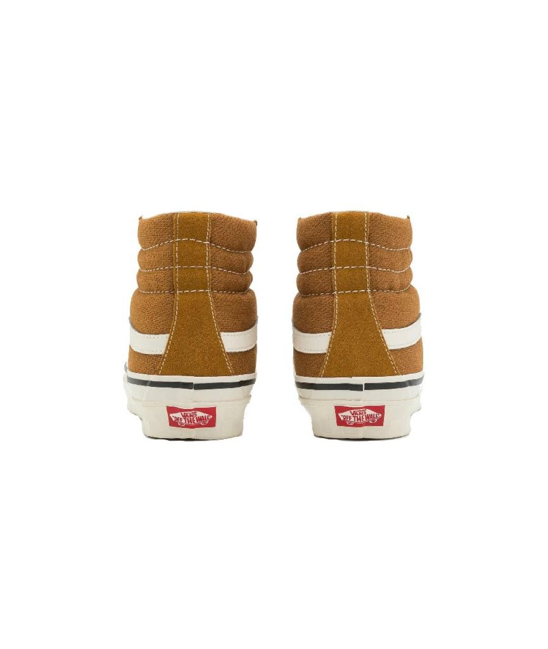 VANS Горчичные кожаные кеды, фото 4