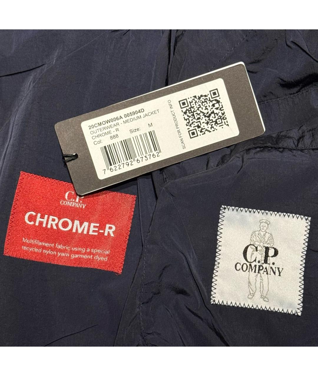 CP COMPANY Темно-синяя полиамидовая куртка, фото 5