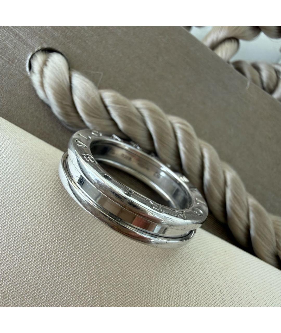 BVLGARI Серебряное кольцо из белого золота, фото 9