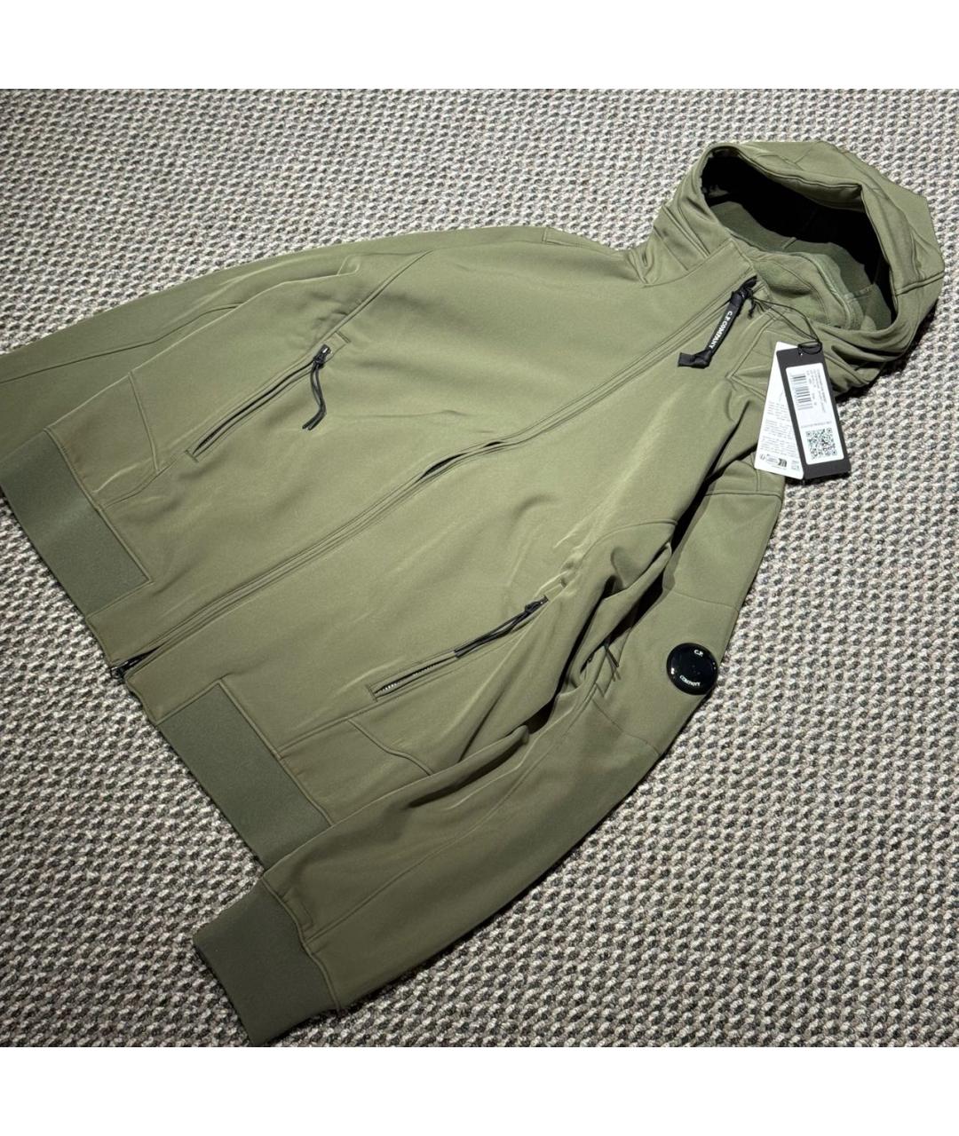 CP COMPANY Зеленая полиэстеровая куртка, фото 4