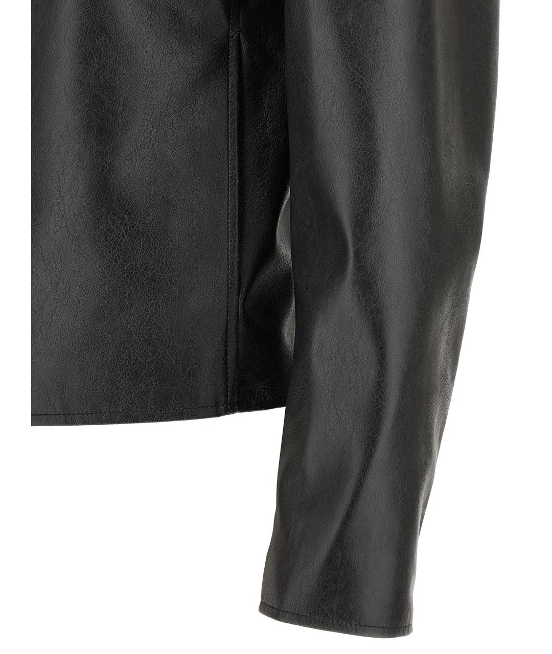 MM6 MAISON MARGIELA Черная полиэстеровая куртка, фото 4