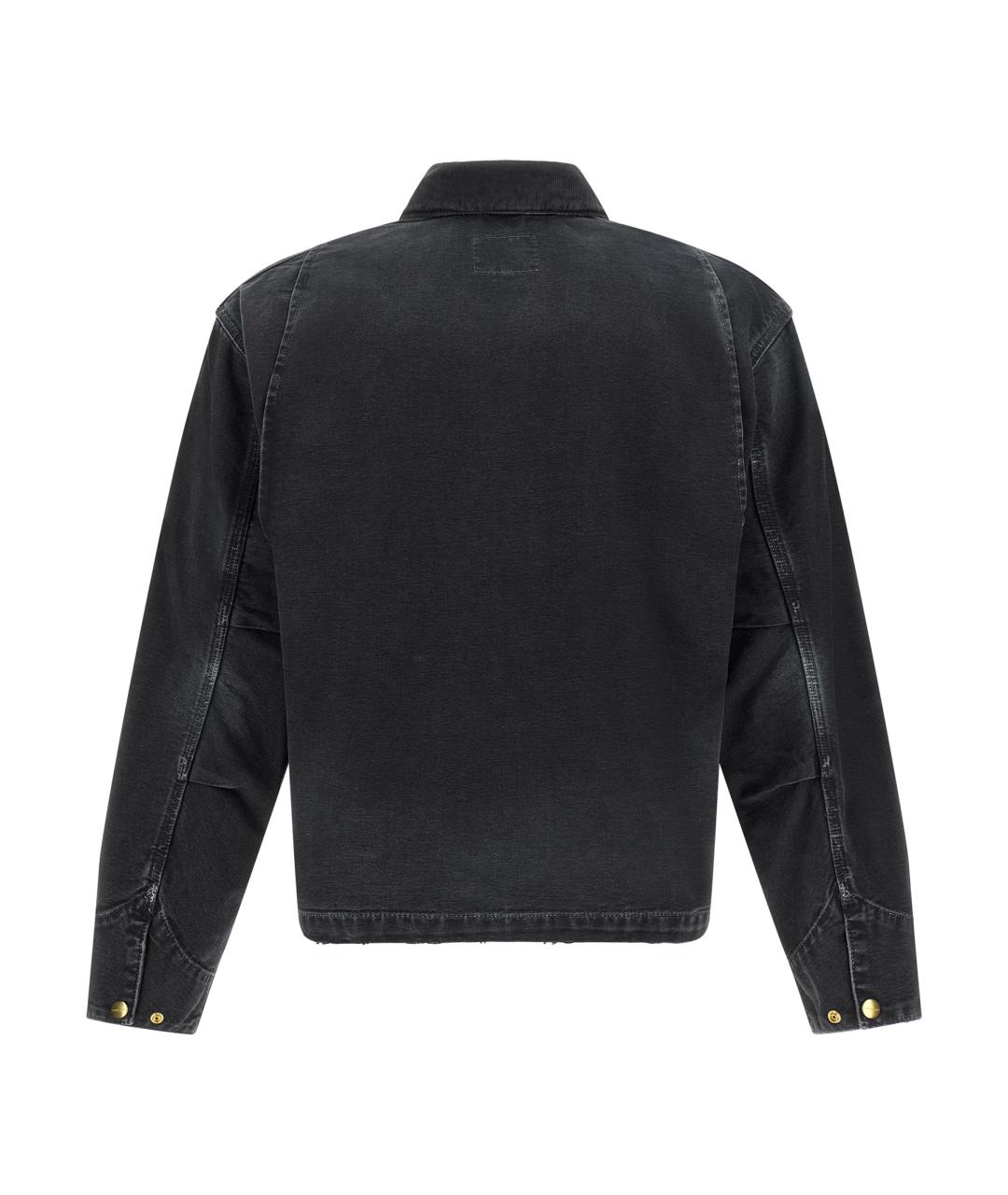 CARHARTT WIP Черная хлопковая куртка, фото 2