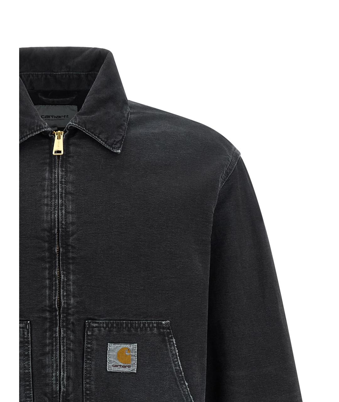 CARHARTT WIP Черная хлопковая куртка, фото 3