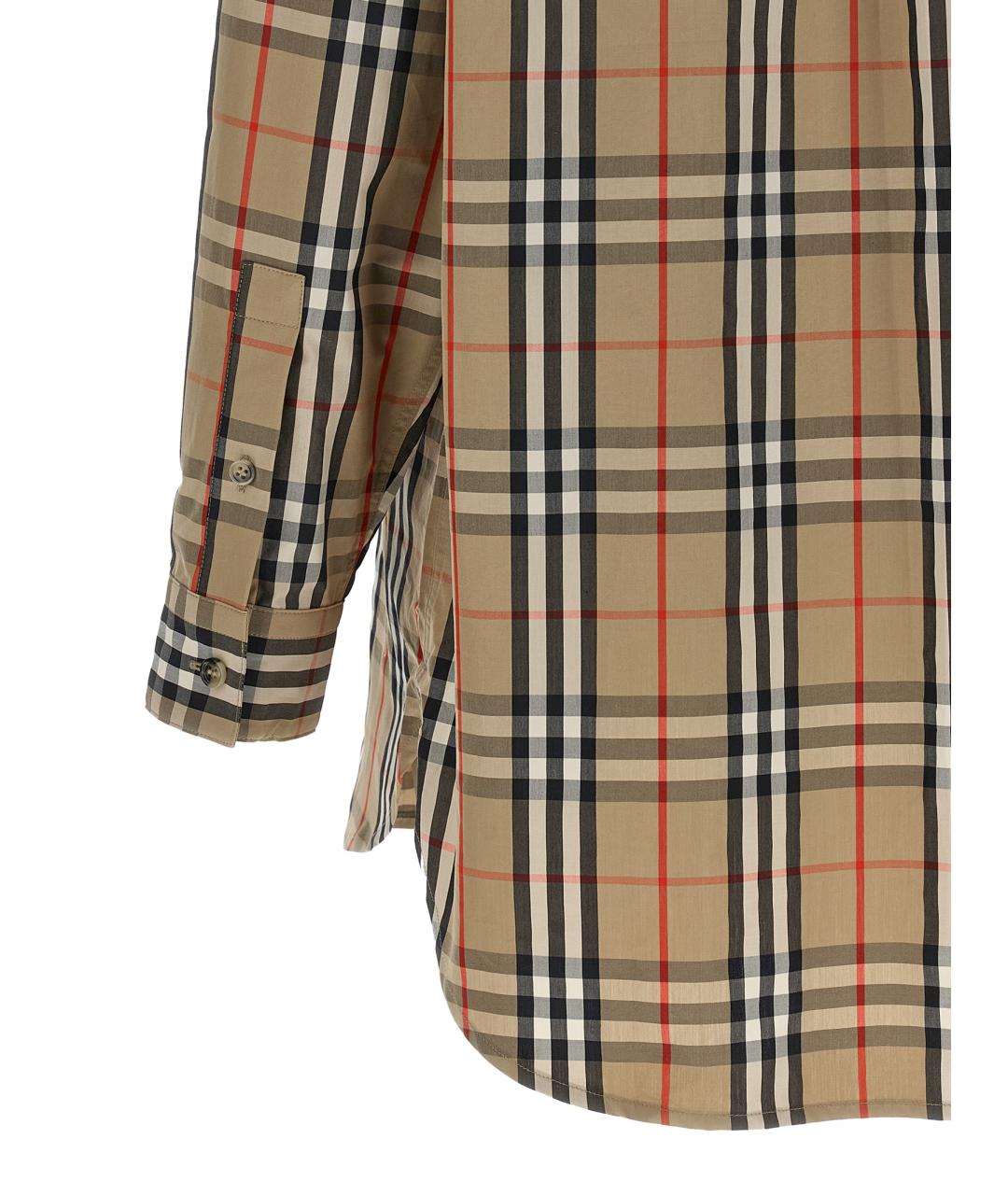 BURBERRY Мульти хлопковая рубашка, фото 4