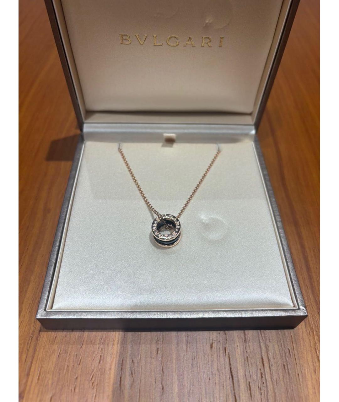BVLGARI Золотое колье из розового золота, фото 5
