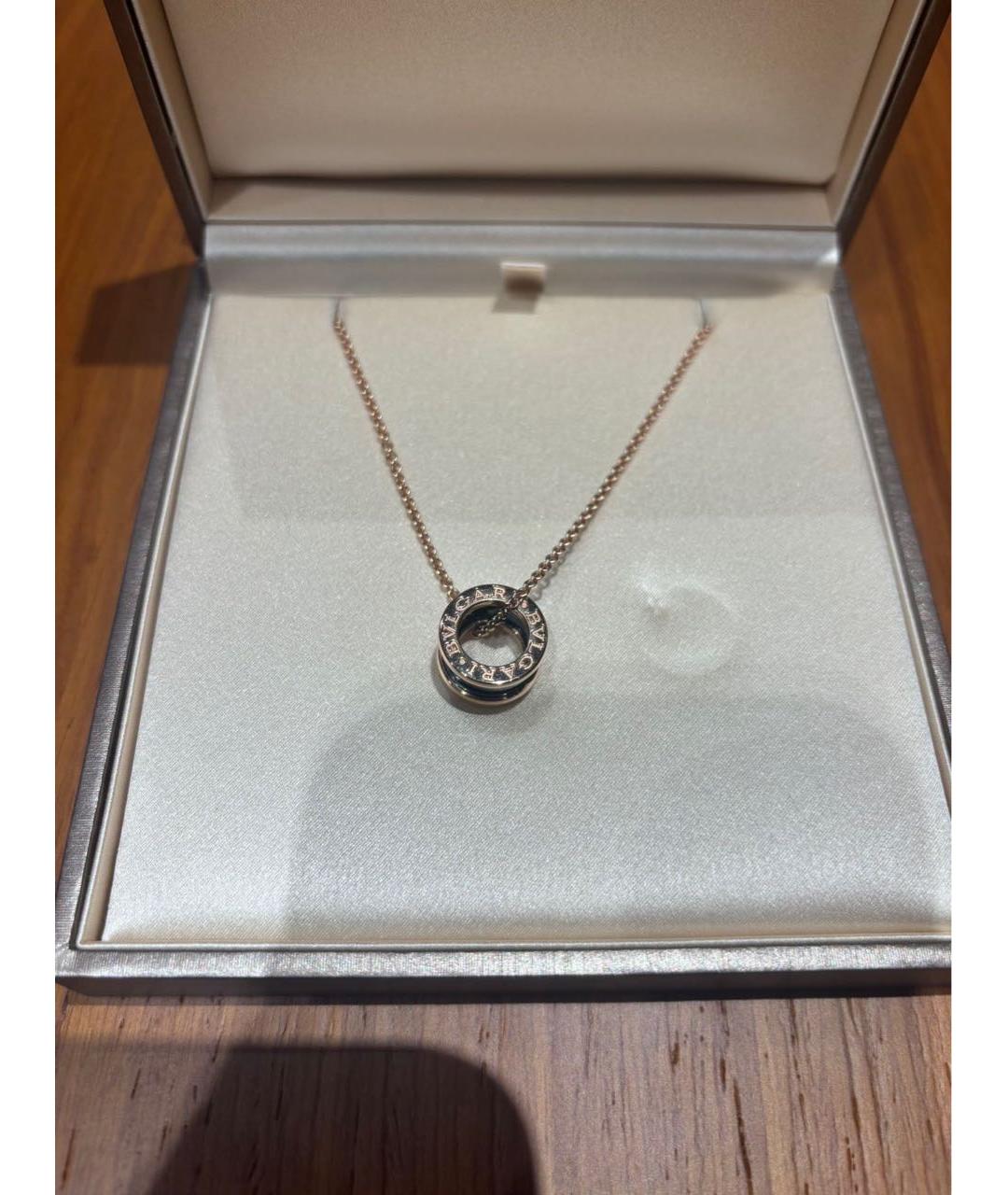 BVLGARI Золотое колье из розового золота, фото 3