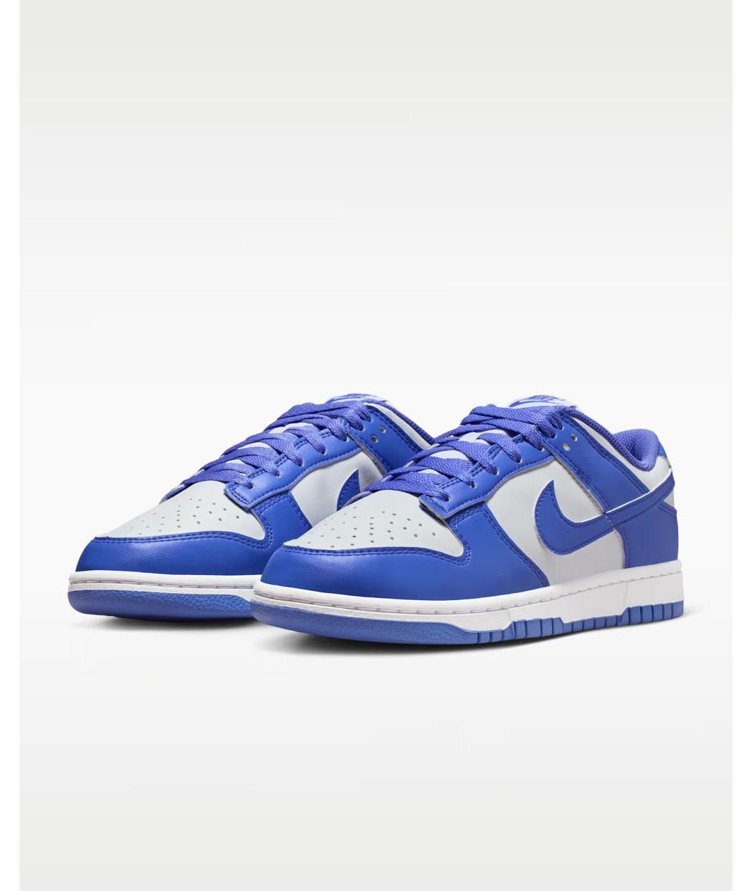 NIKE Синие кожаные кеды, фото 2