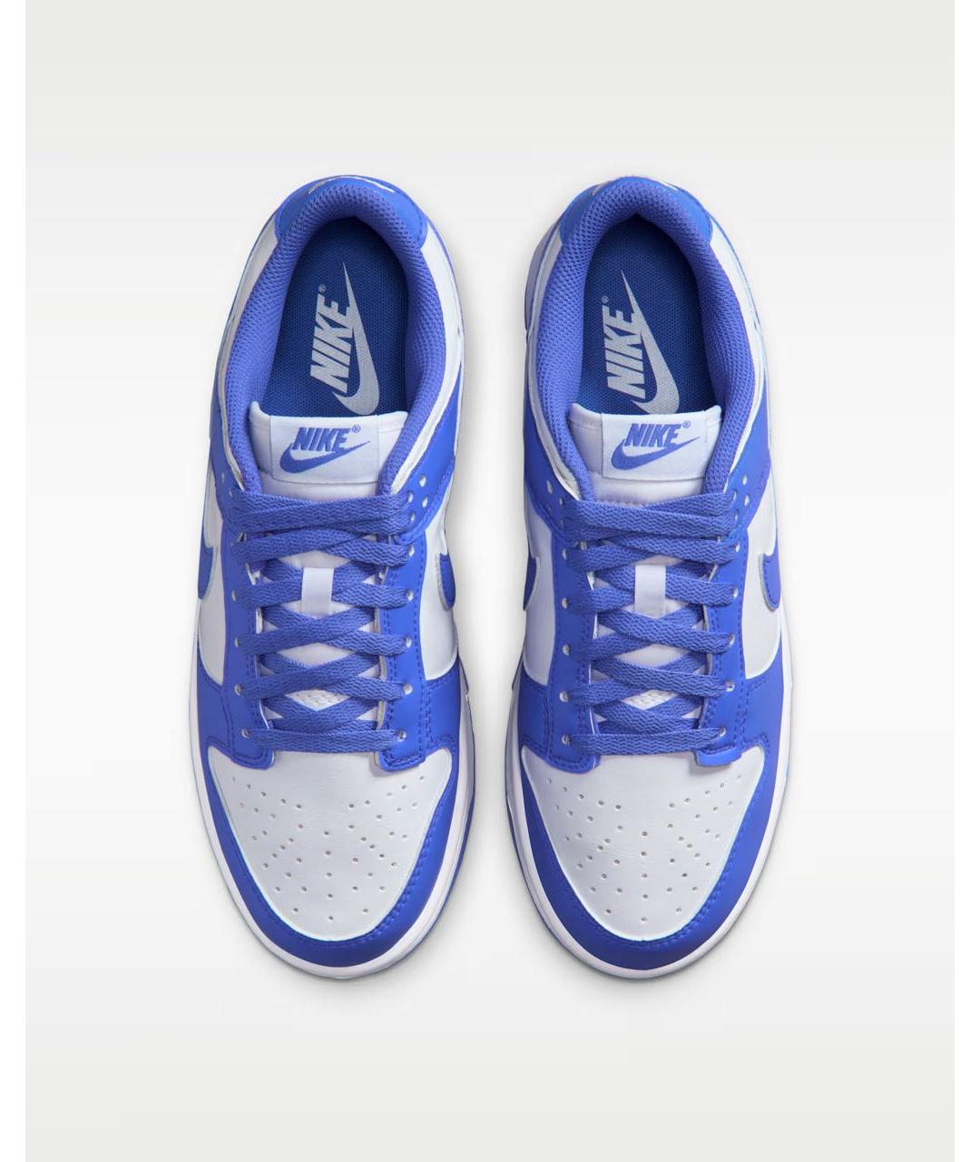 NIKE Синие кожаные кеды, фото 4