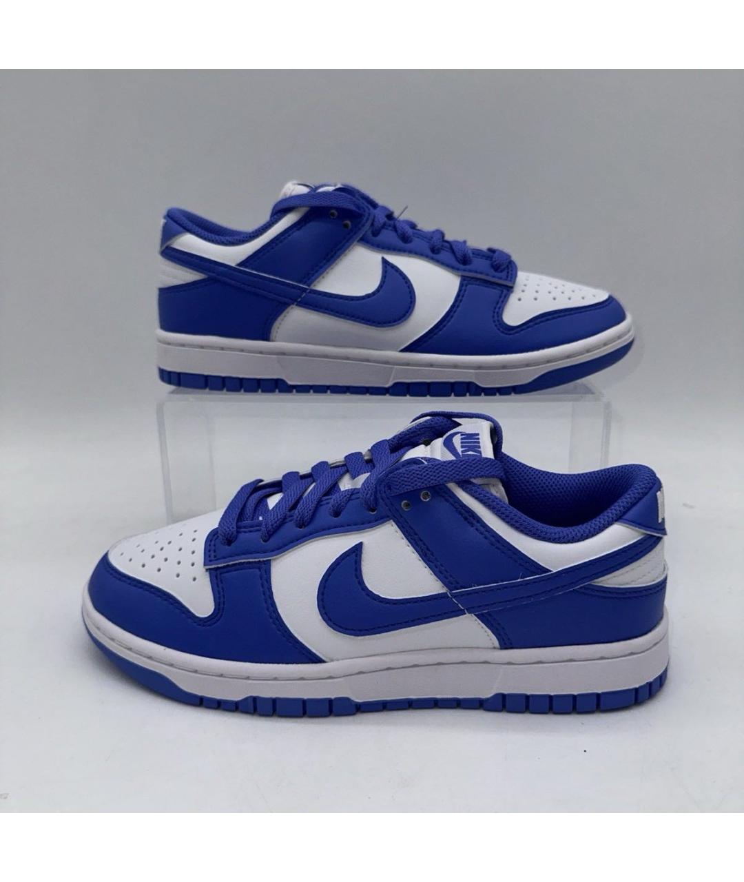 NIKE Синие кожаные кеды, фото 7