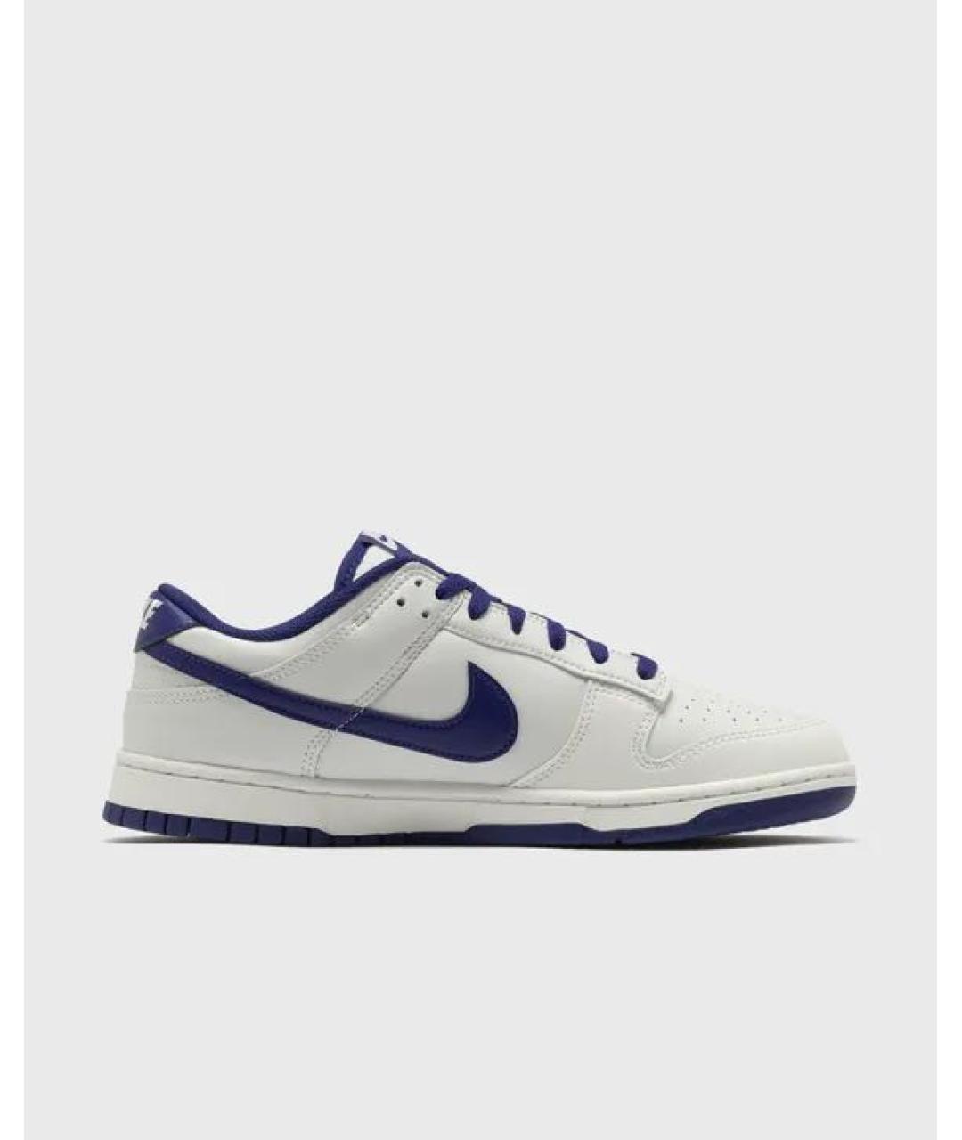 NIKE Белые кожаные низкие кроссовки / кеды, фото 3