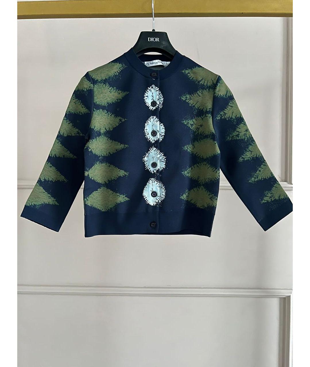 CHRISTIAN DIOR Темно-синий кардиган, фото 9