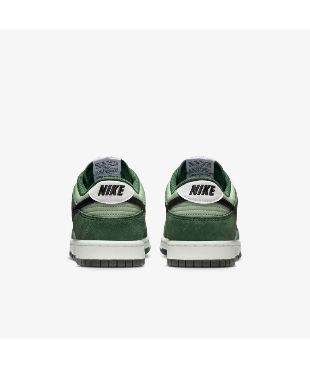 NIKE Зеленые замшевые низкие кроссовки / кеды, фото 5