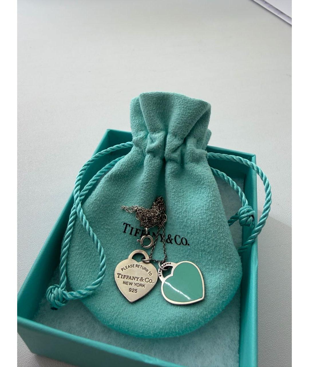 TIFFANY&CO Серебряное серебряное колье, фото 4