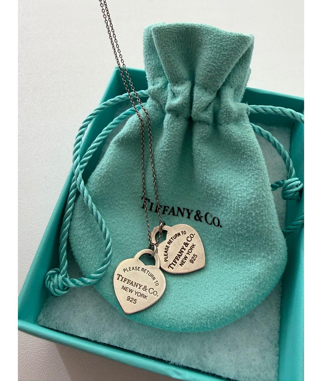 TIFFANY&CO Серебряное серебряное колье, фото 3