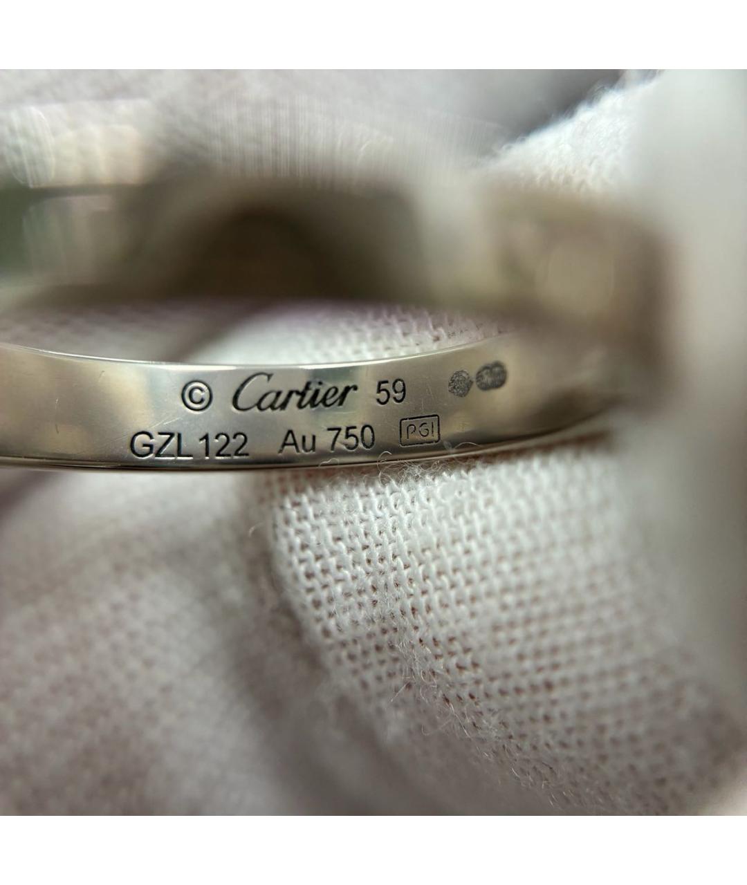 CARTIER Серебряное кольцо из белого золота, фото 5