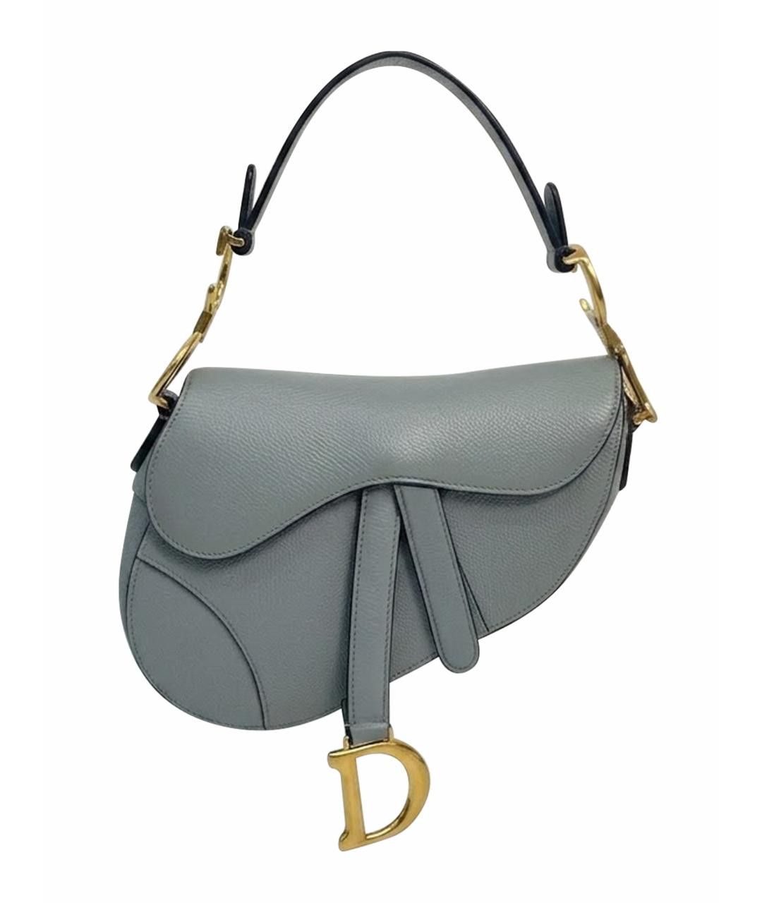 CHRISTIAN DIOR Бежевая кожаная сумка с короткими ручками, фото 1