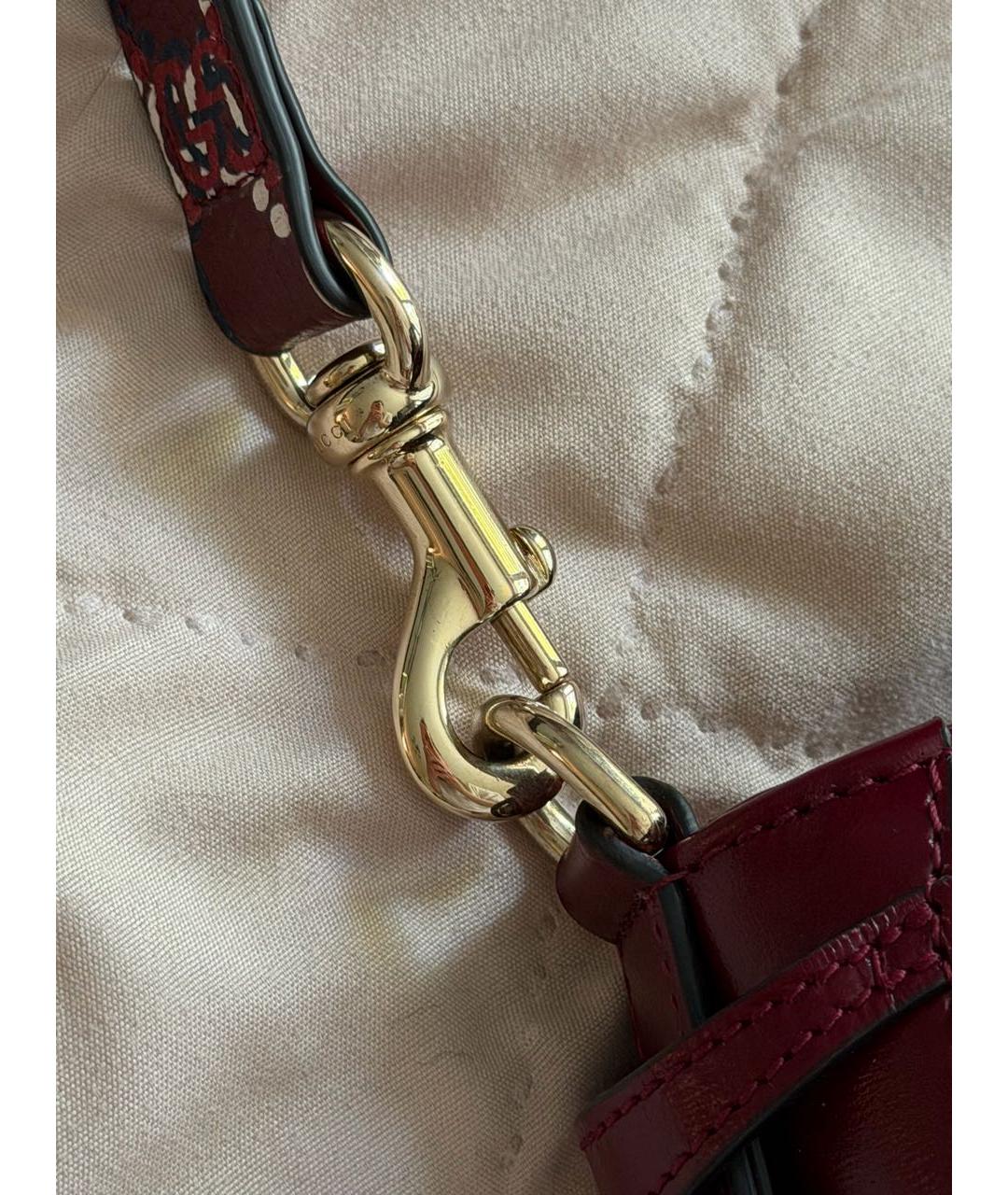 GUCCI Бордовая сумка через плечо, фото 5