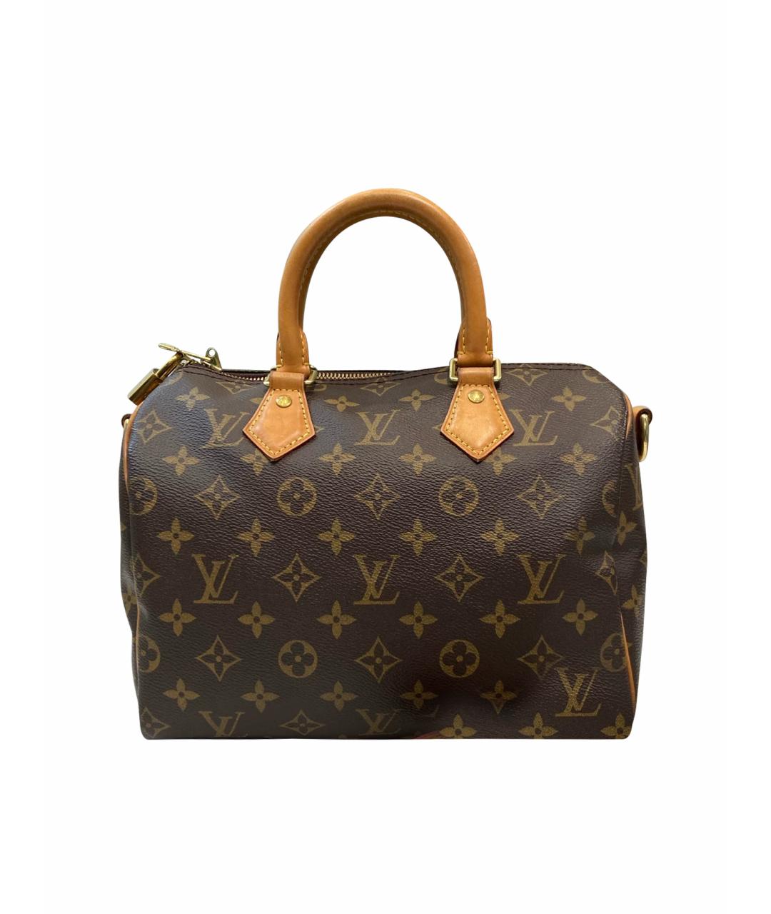 LOUIS VUITTON Коричневая кожаная сумка через плечо, фото 1