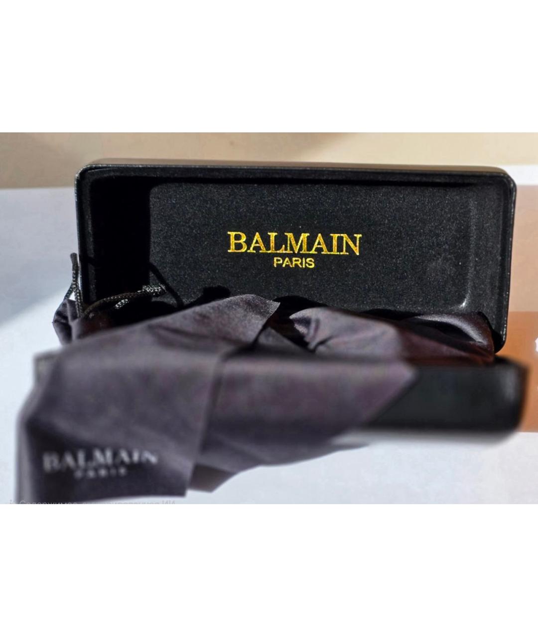 BALMAIN Золотые солнцезащитные очки, фото 5