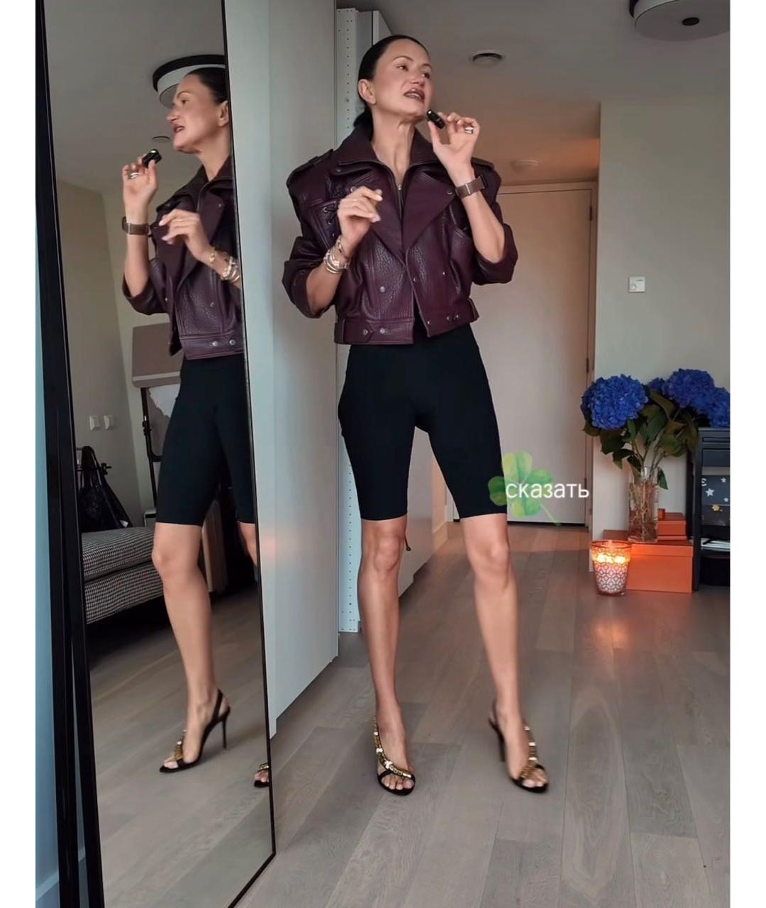 SAINT LAURENT Черные вискозные шорты, фото 2