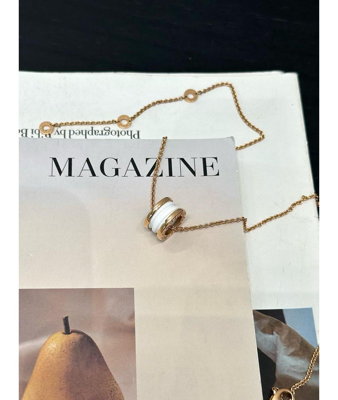 BVLGARI Золотое колье из розового золота, фото 5