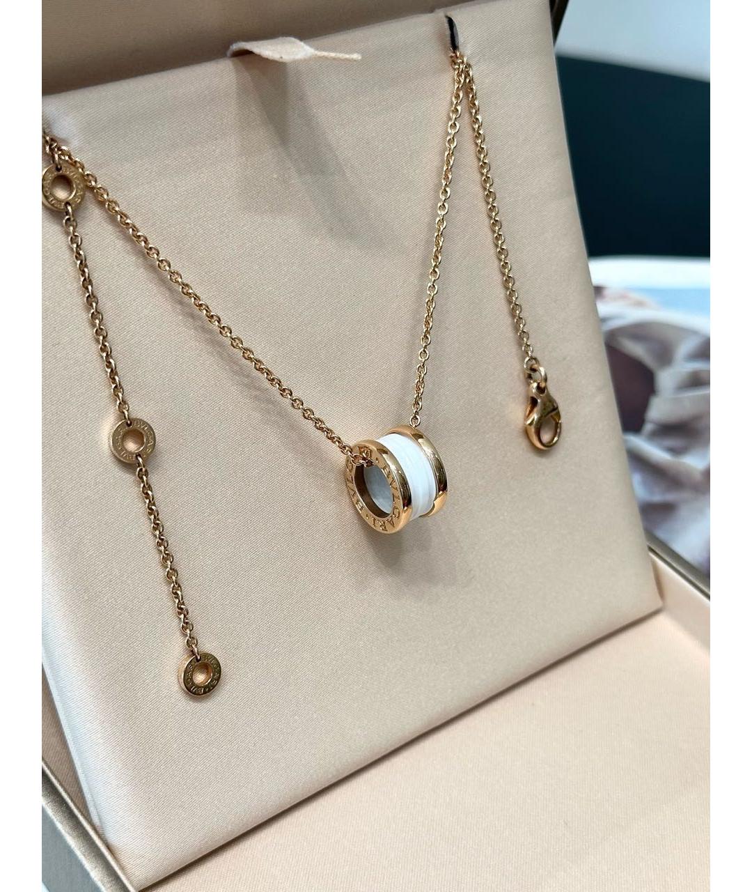 BVLGARI Золотое колье из розового золота, фото 3