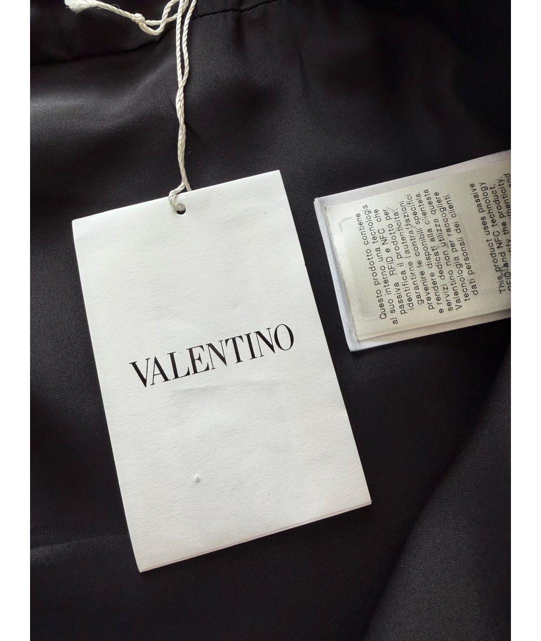 VALENTINO Черное шерстяное коктейльное платье, фото 4