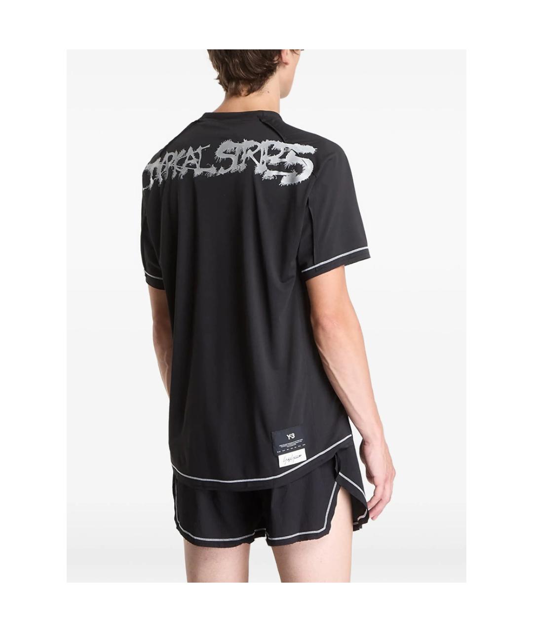 Y-3 Черная футболка, фото 2