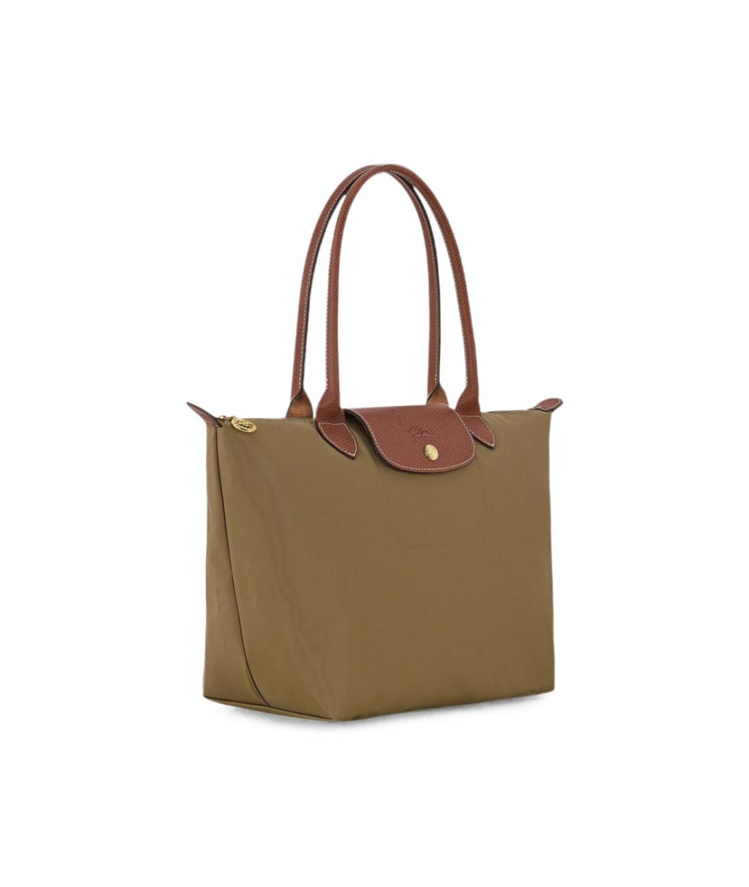 LONGCHAMP Хаки синтетическая сумка тоут, фото 4