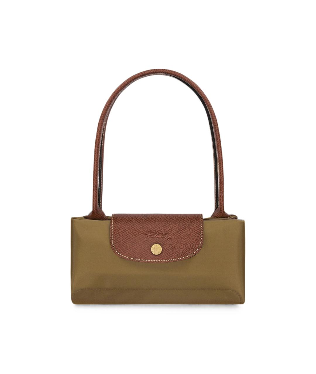 LONGCHAMP Хаки синтетическая сумка тоут, фото 1