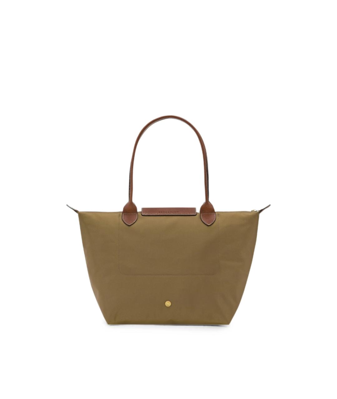 LONGCHAMP Хаки синтетическая сумка тоут, фото 2