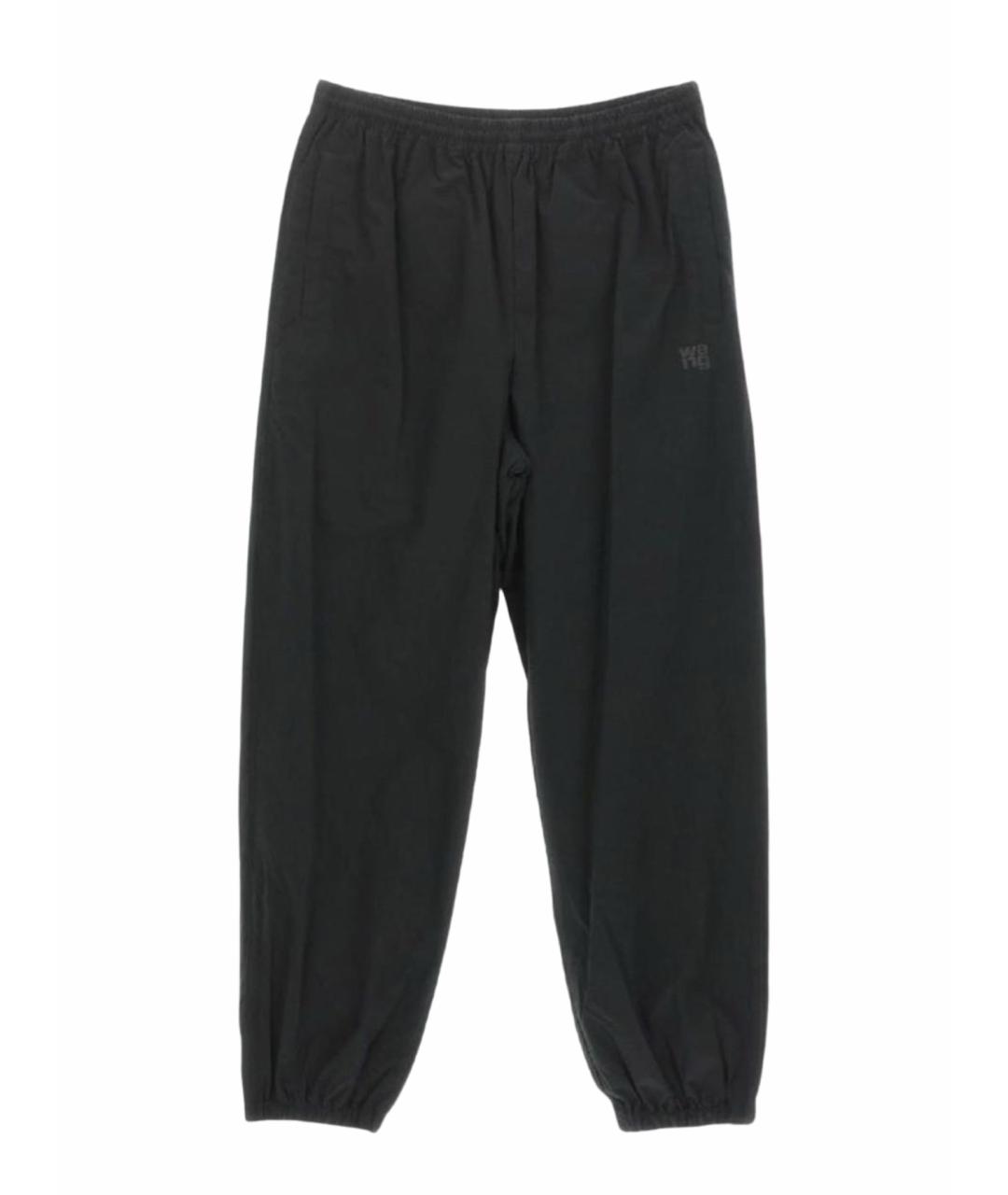 T BY ALEXANDER WANG Черные полиэстеровые спортивные брюки и шорты, фото 1