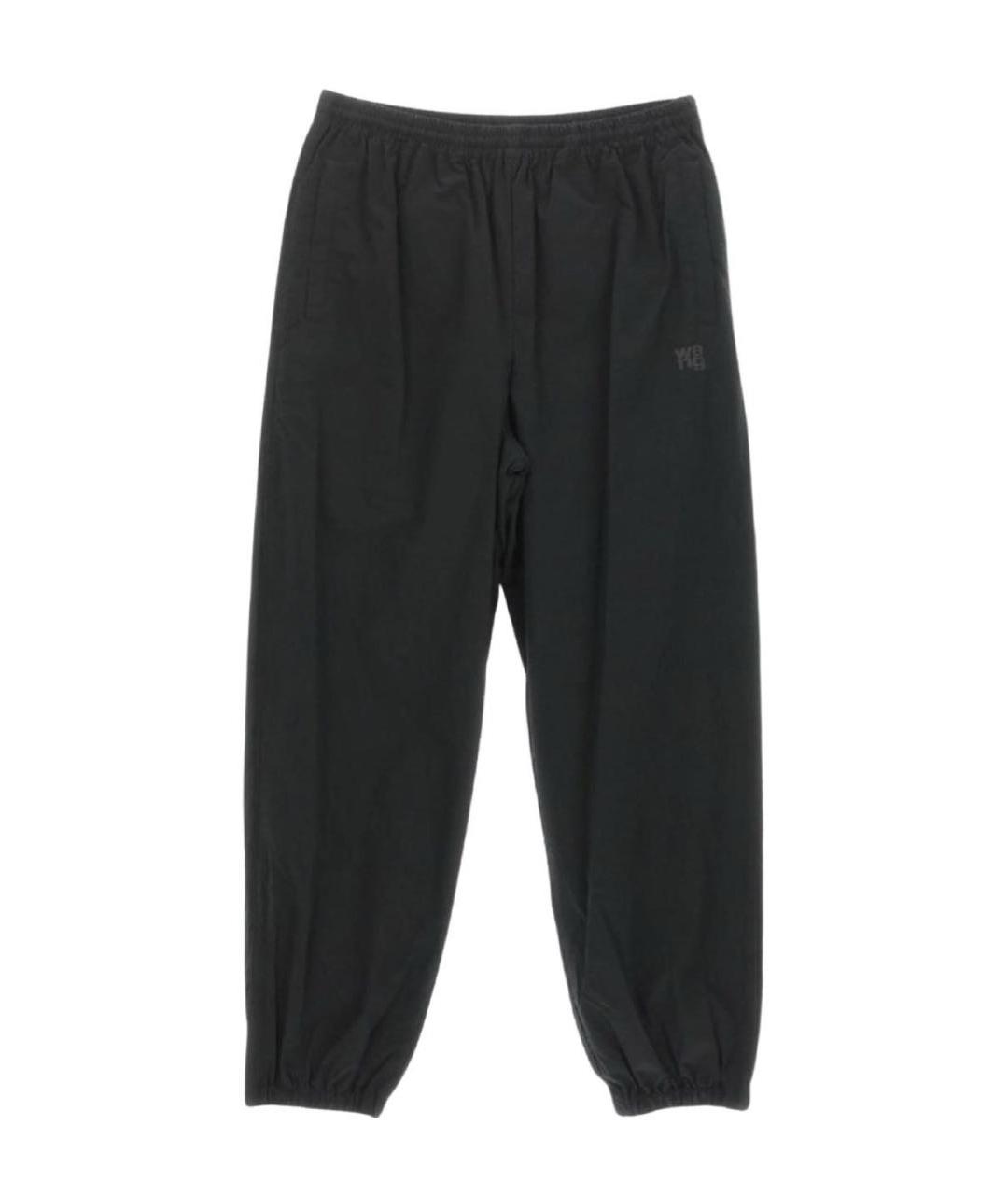 T BY ALEXANDER WANG Черные полиэстеровые спортивные брюки и шорты, фото 9