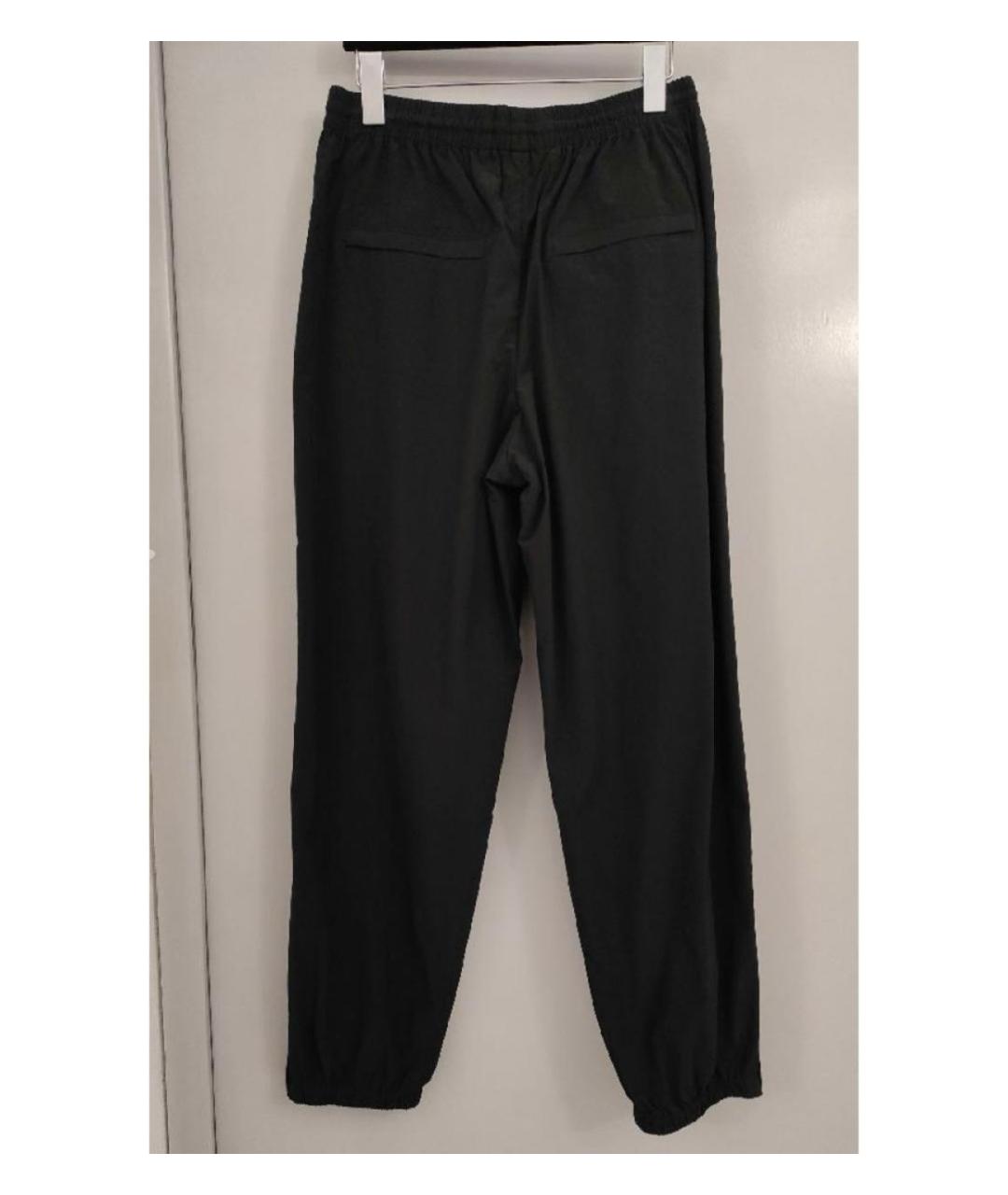 T BY ALEXANDER WANG Черные полиэстеровые спортивные брюки и шорты, фото 2