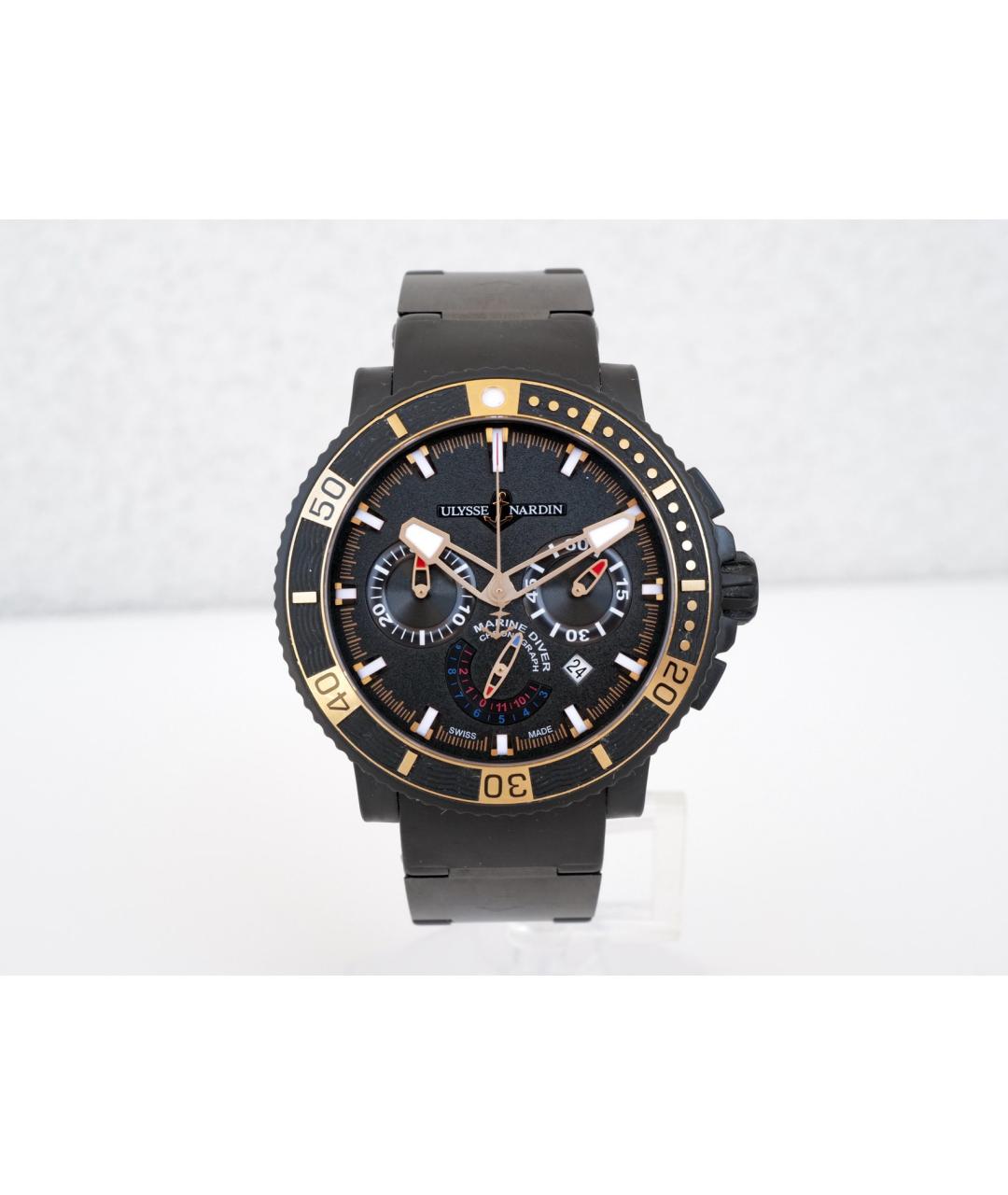 Ulysse Nardin Черные металлические часы, фото 3