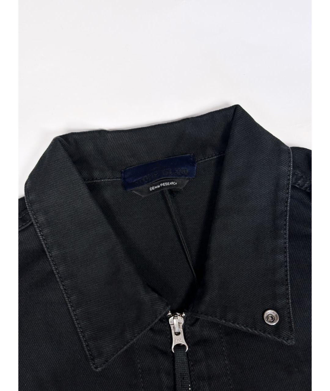STONE ISLAND Черная деним куртка, фото 3