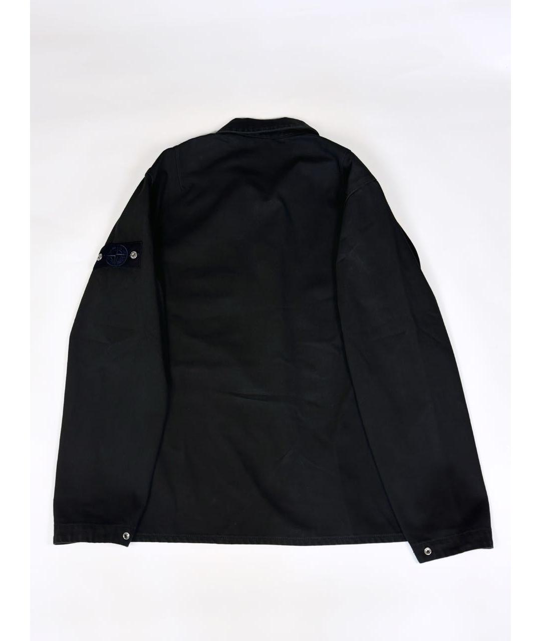 STONE ISLAND Черная деним куртка, фото 2