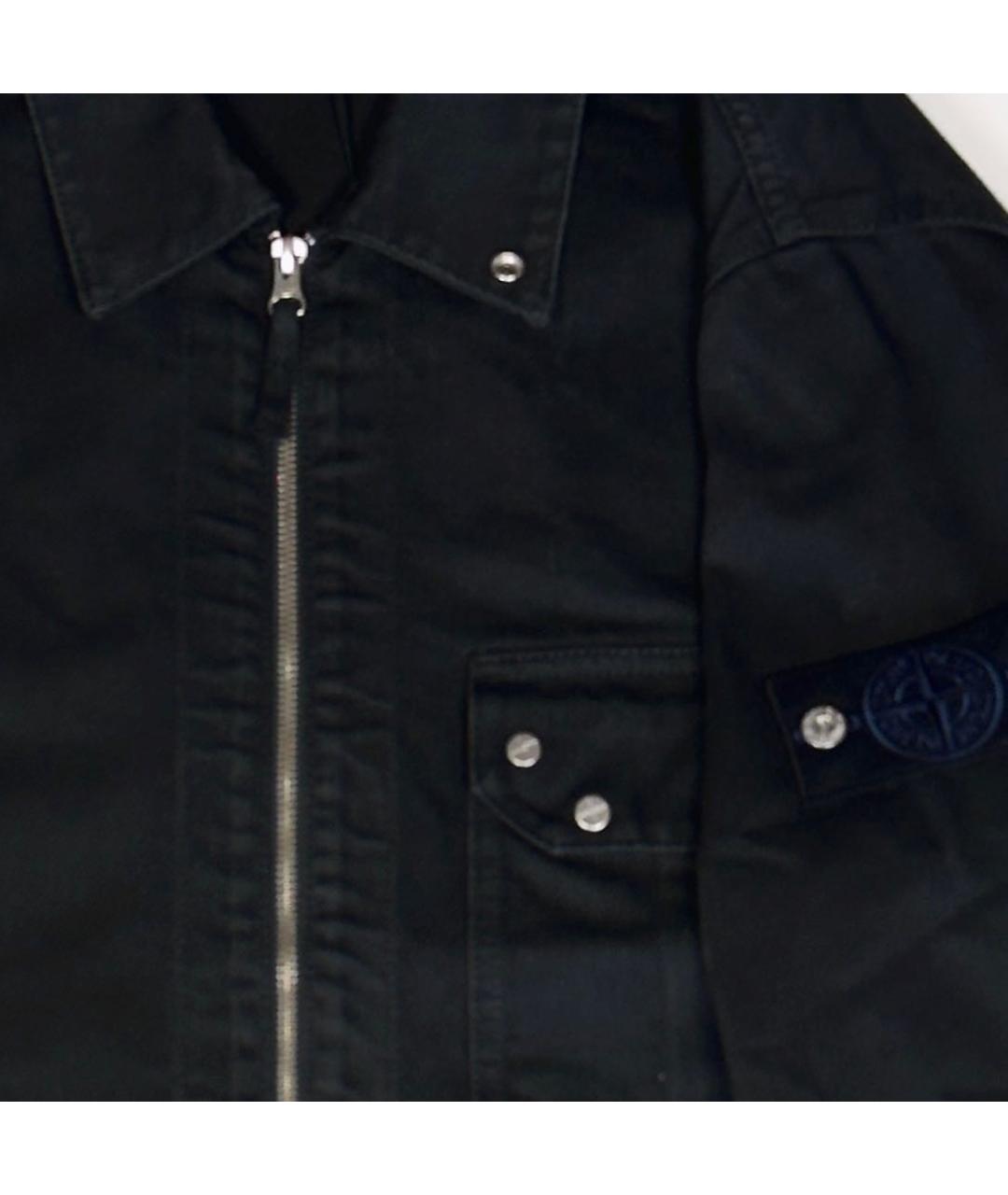 STONE ISLAND Черная деним куртка, фото 4